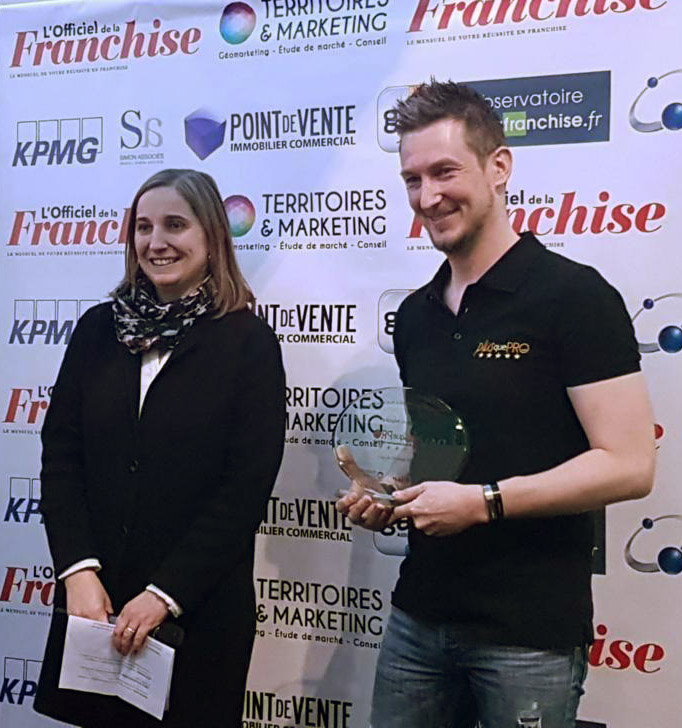 Remise du prix du franchiseur audacieux